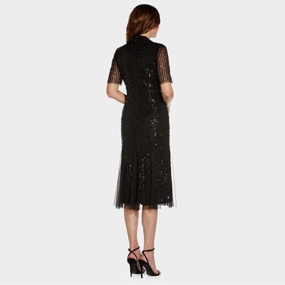 Adrianna Papell MIDI Sequin Dress - Picture 2 of 4